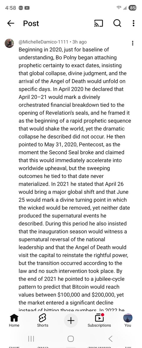 geesus310's tweet photo. @BoPolny @AuthorTroyBlack Here is a list of some of Bo Polny's false prophecies that never came to pass. https://t.co/7YdWZG3Vkj