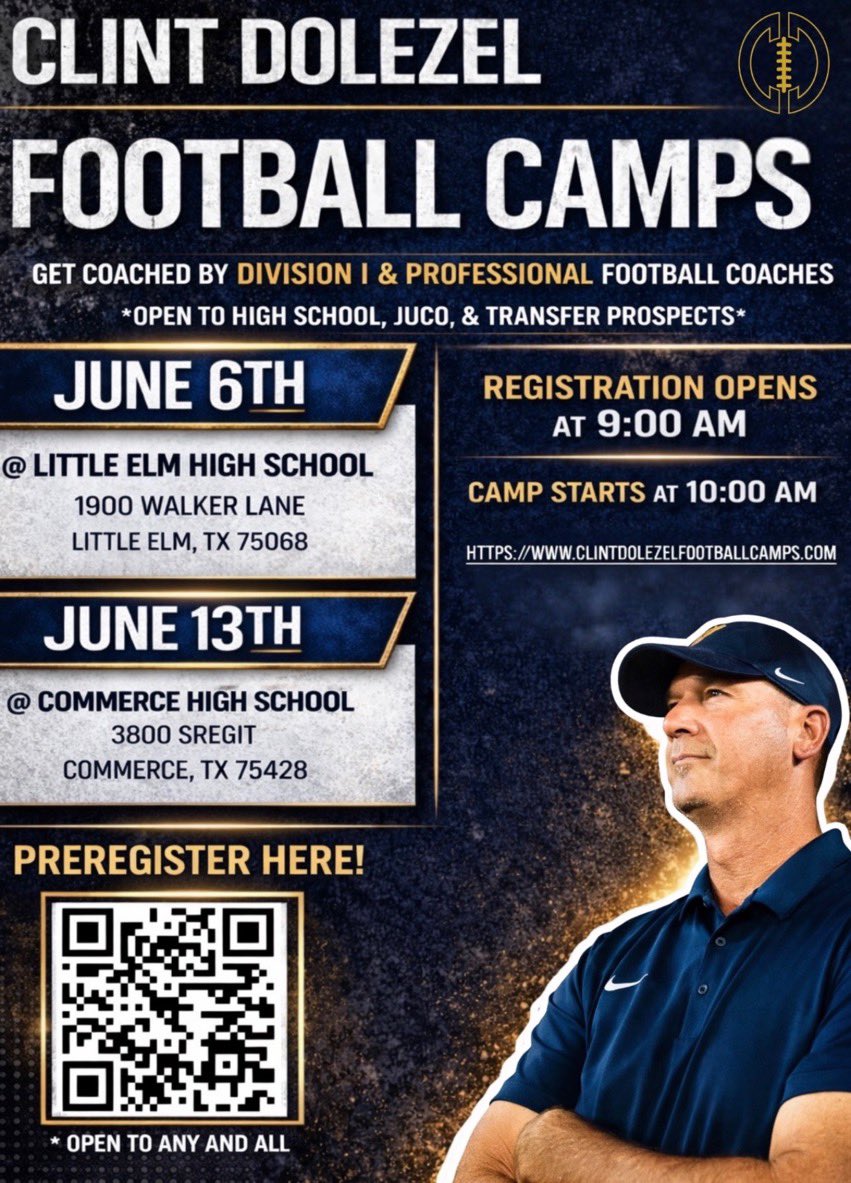 JaylenCarson16's tweet photo. Blessed to receive an invitation to the Prospect Camp at @Lion_Athletics! Thank you @CoachJaicks and @CoachDuzz for the opportunity to compete and showcase my skills. Excited to get out there and work!!!
@HunterGross_19 @247Sports @PrepRedzoneTX @coachrsmith12 
#RecruitTheStangs https://t.co/AM2AZOm0kq