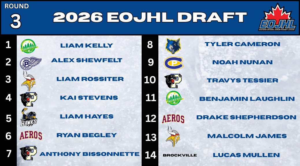 The EOJHL tweet media
