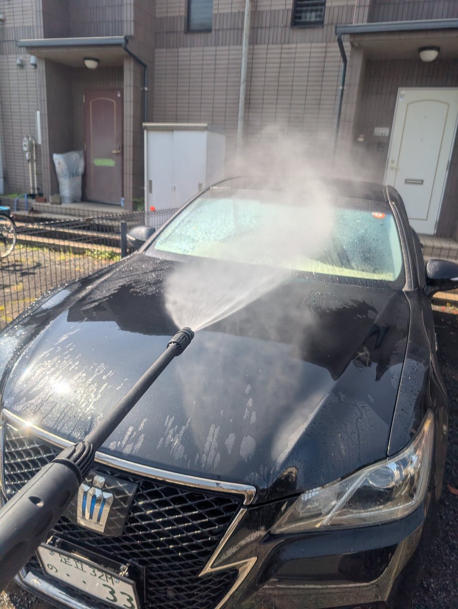 きっちゃないから洗車