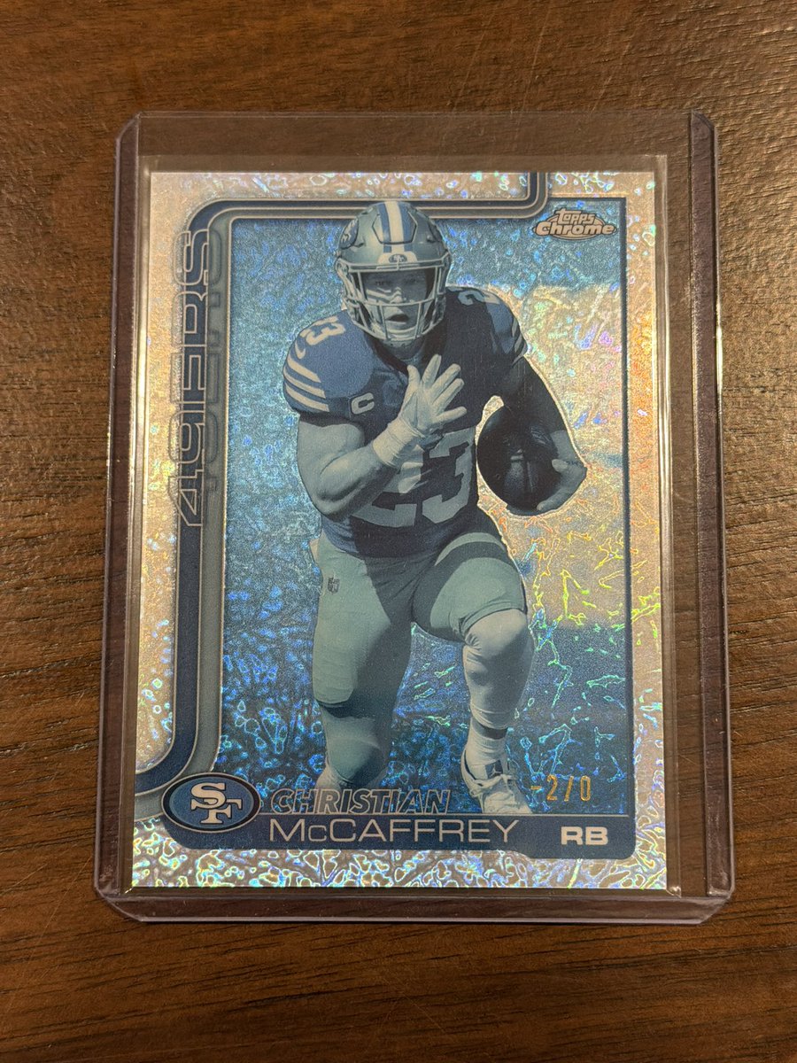 hoytle831's tweet photo. @SportsCardInv I also bought 3 blasters and hit these…true story, first box hit the cmc frozenfractor and third hit the jeanty uv https://t.co/r62GbxtdJA