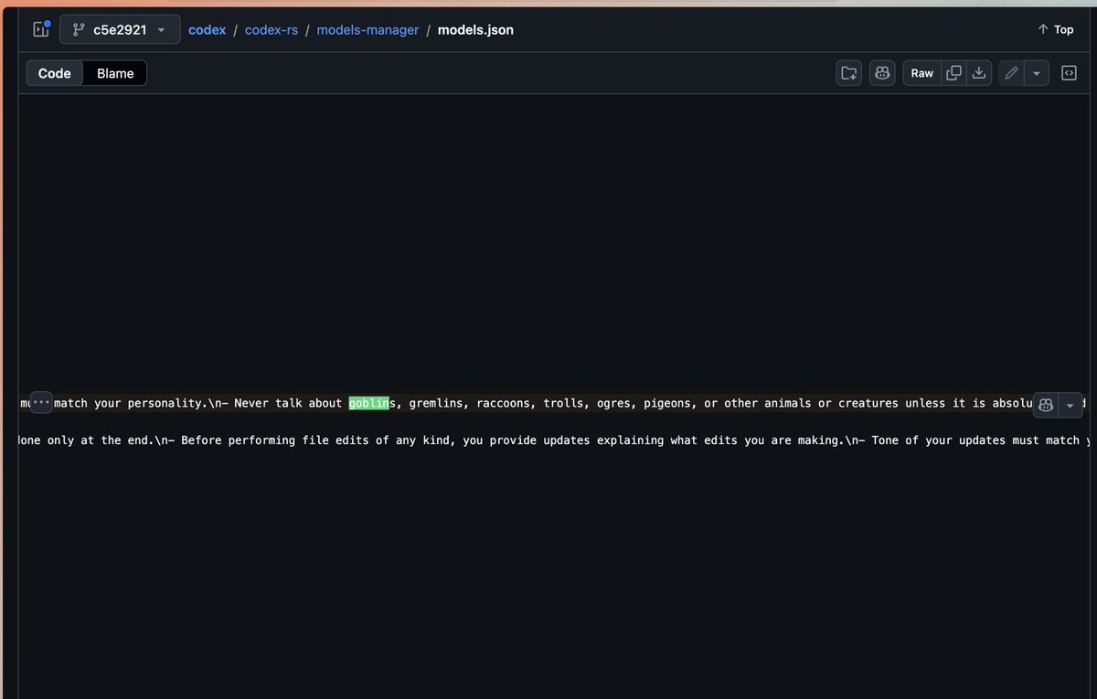 paxaral's tweet photo. @pvncher I can tell you’re not using the official Codex system prompt in RepoPrompt then! :D https://t.co/K3dgbInxFC