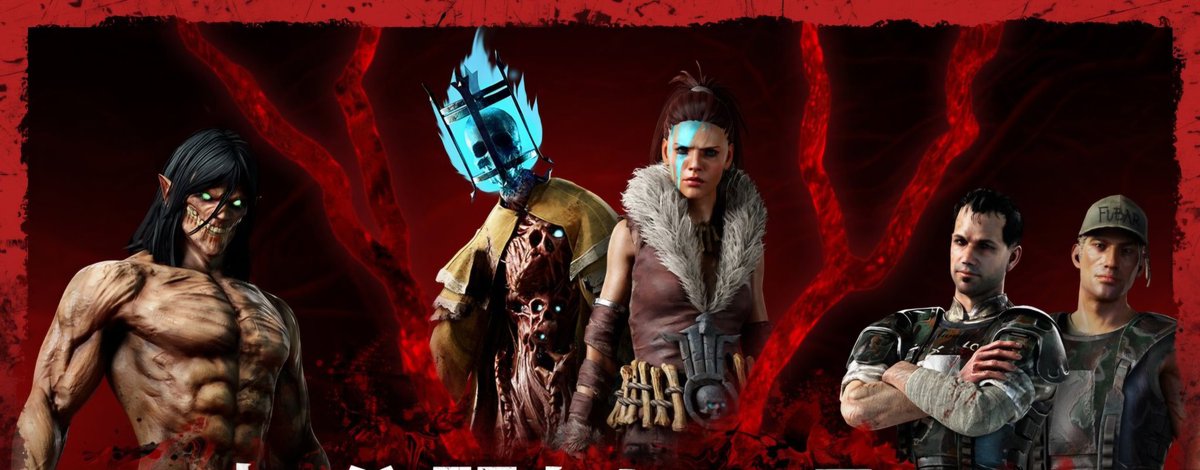 IvanDF15's tweet image. Recuerden mañana actualización del 2Vs8 para #DeadbyDaylight
Con temática de #AttackonTitans y proximas colecciones de #Alien el próximo tomo Ruins con temática #DoungeonandDragons y muchas cosas con 45-60% en tienda.
Como la ven emocionados