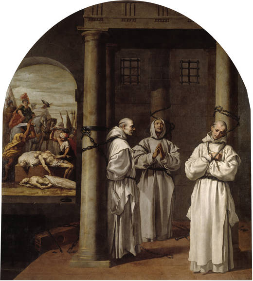 O_Cartusiensis's tweet photo. May 4th is the Feast of the Carthusian Martyrs of London, martyred for refusing to take an oath recognising Henry VIII as the head of the Church of England. https://t.co/dMfSMCGNal