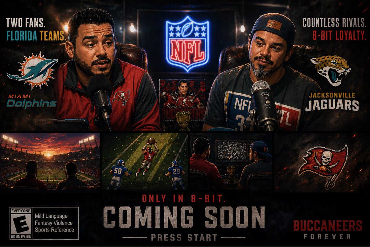 FMSportsPodcast's tweet photo. Get ready… The boys are back! Tomorrow. Streaming on ALL MAJOR platforms. #nfldraftday #nfl #wearethekrewe #duuuval #FinsUp all in ☝️ place
Streaming on Location 👀 https://t.co/J42e9zMA2X