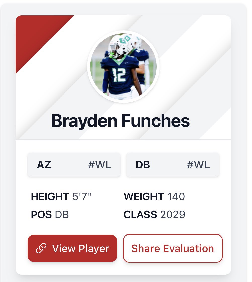 BraydenFunches's tweet photo. Thank you @PrepRedzoneAZ  for the write up! Time to work get ready for next year. https://t.co/3XQRWcaHh3