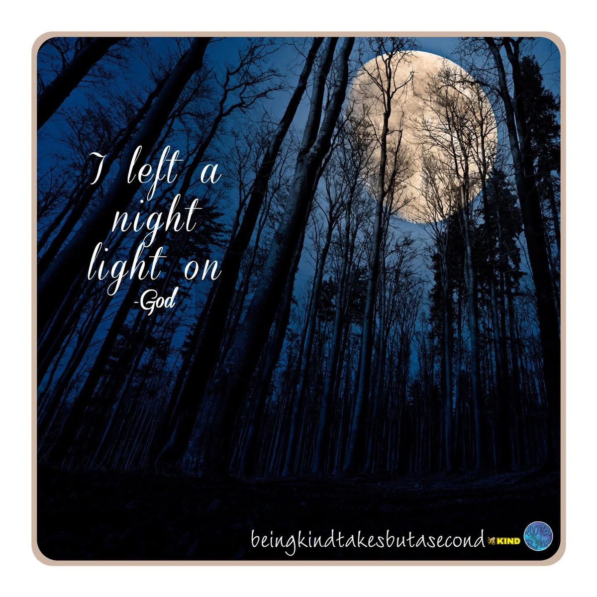 QuotesrusF's tweet image. 😘❣️ GOOD  EVENING  I left a night light on 🙋🏻‍♀️  🐝  KIND
 #evening #beekind #beingkindtakesbutasecond #ileftanightlighton #god