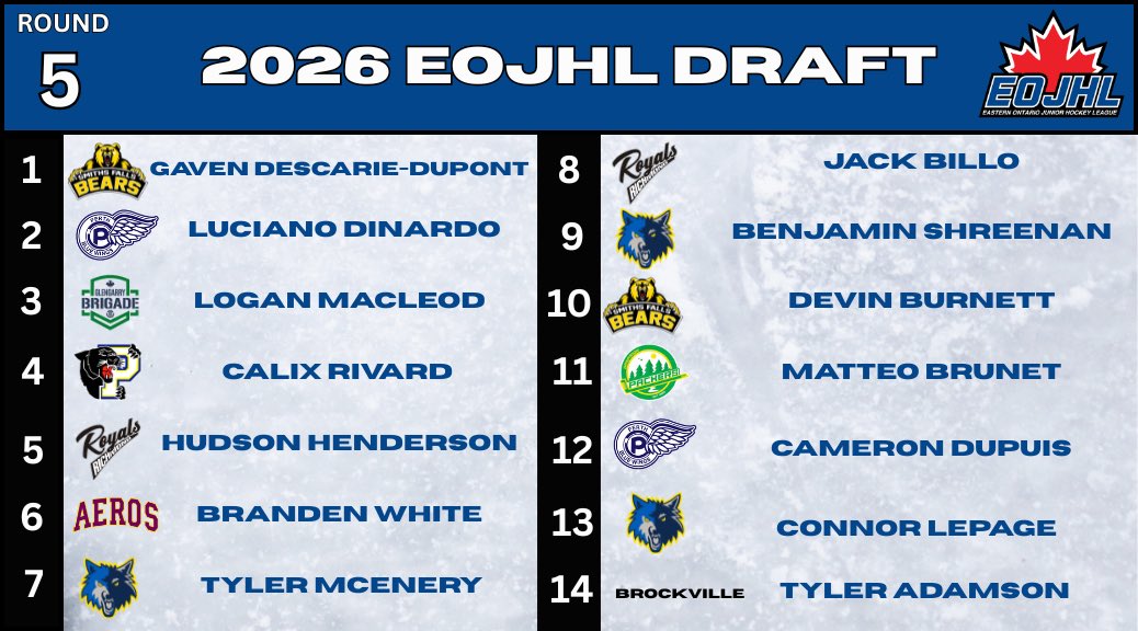 The EOJHL tweet media