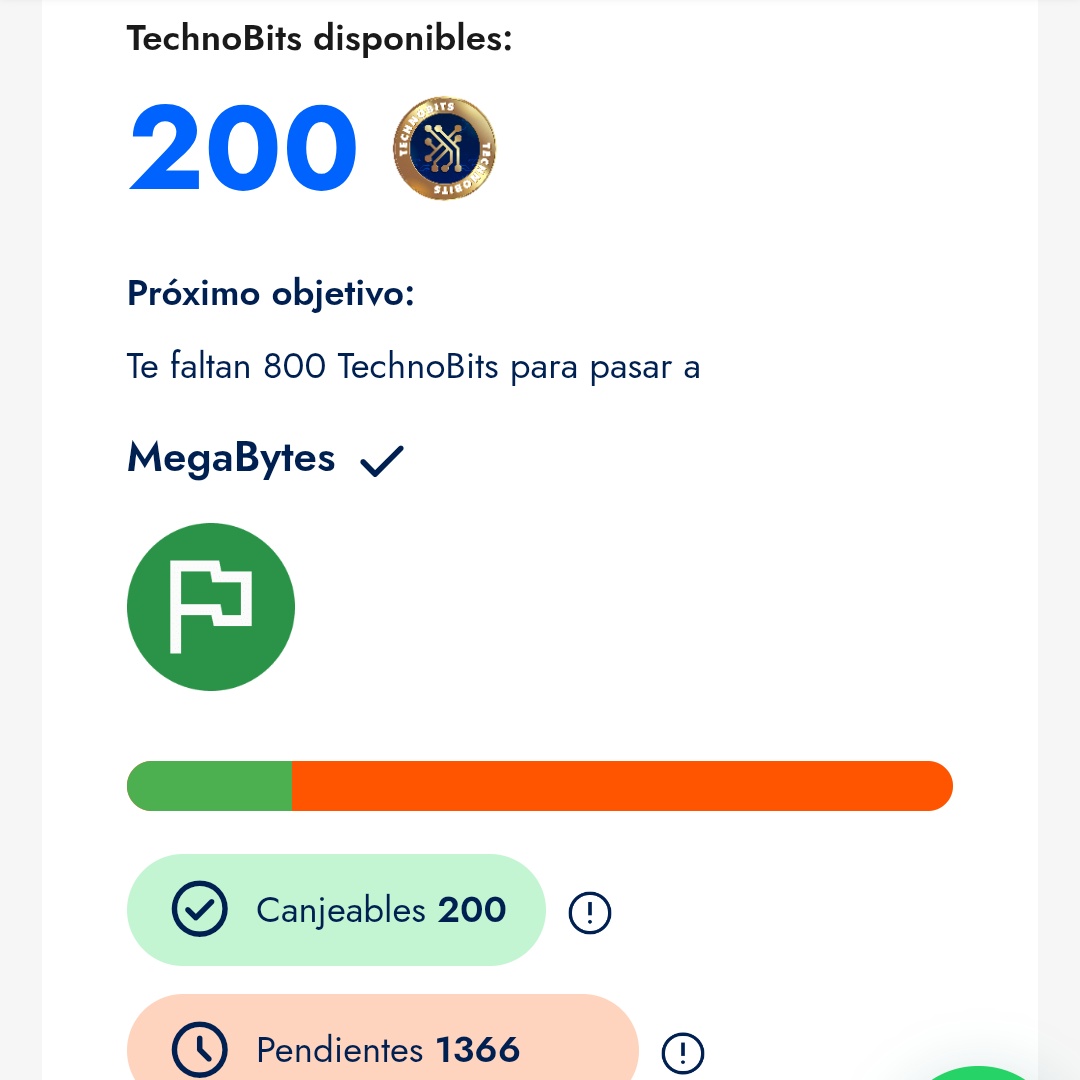 SoyTechno se tarda una vainita para poner disponibles los TechnoBits ...