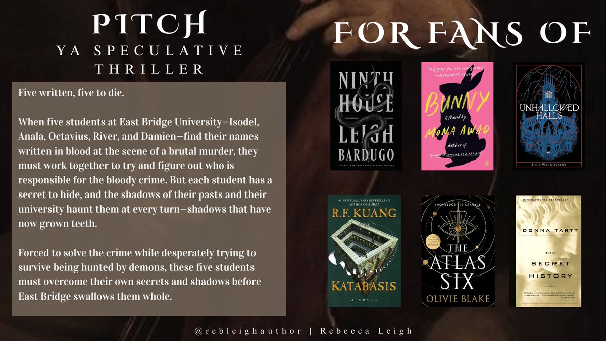 Rebecca Leigh is querying AD INFERNUM tweet media