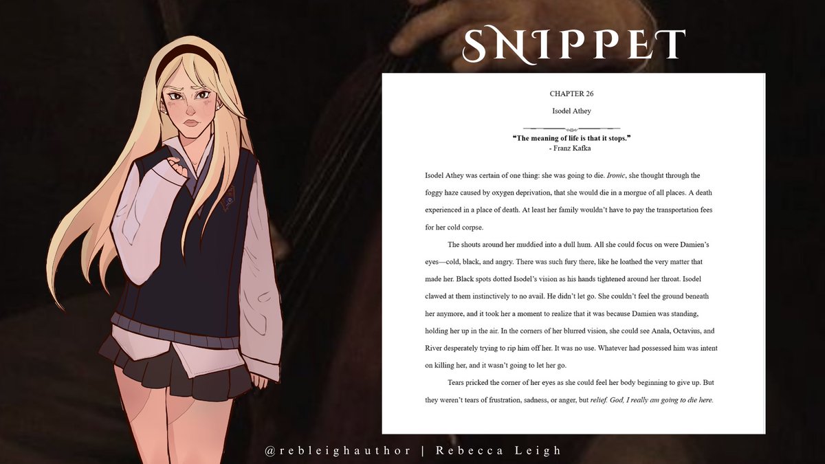 Rebecca Leigh is querying AD INFERNUM tweet media