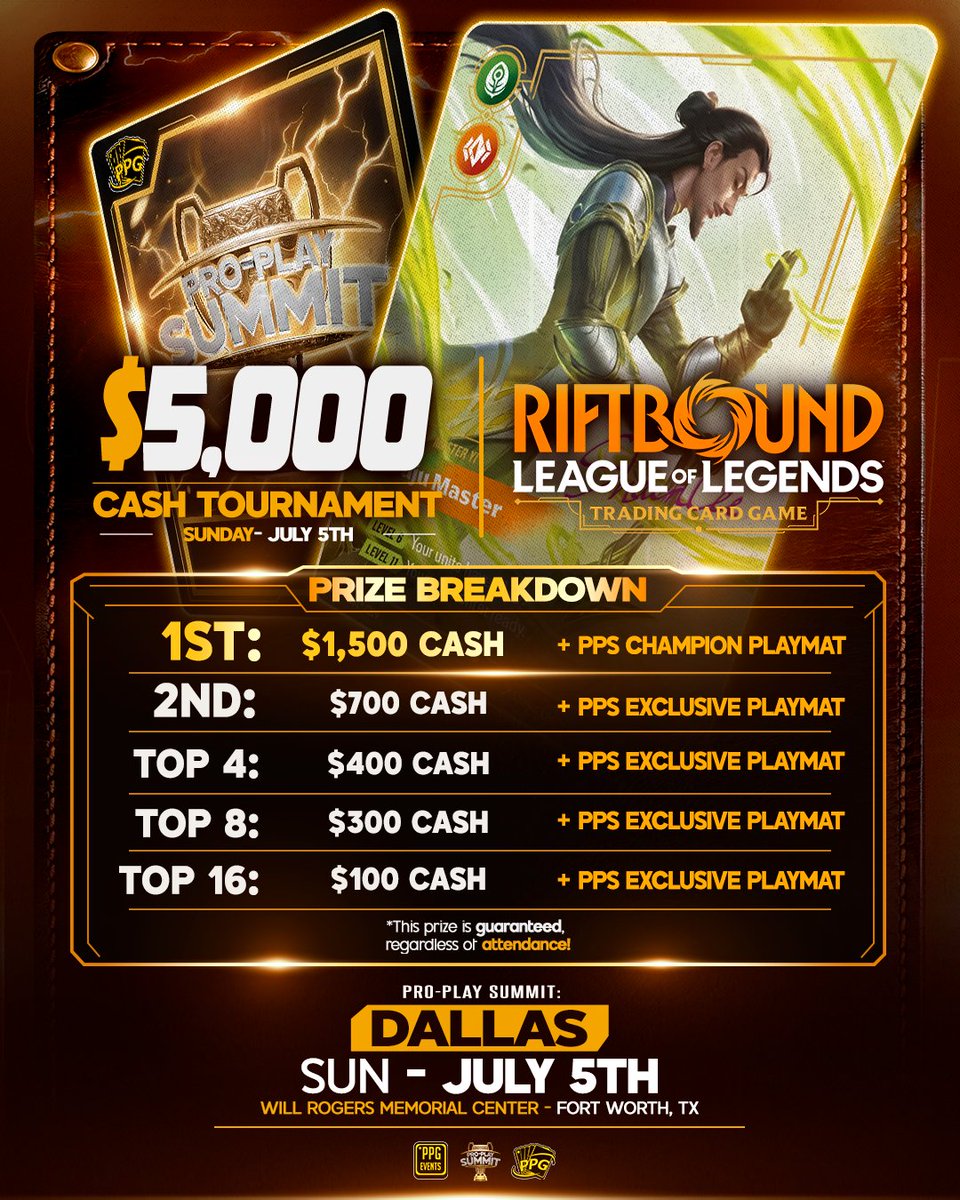 Pro-Play Games + PPG Events tweet media