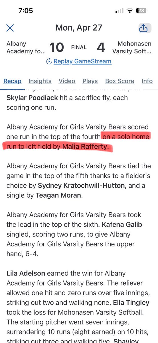 Malia Rafferty tweet media
