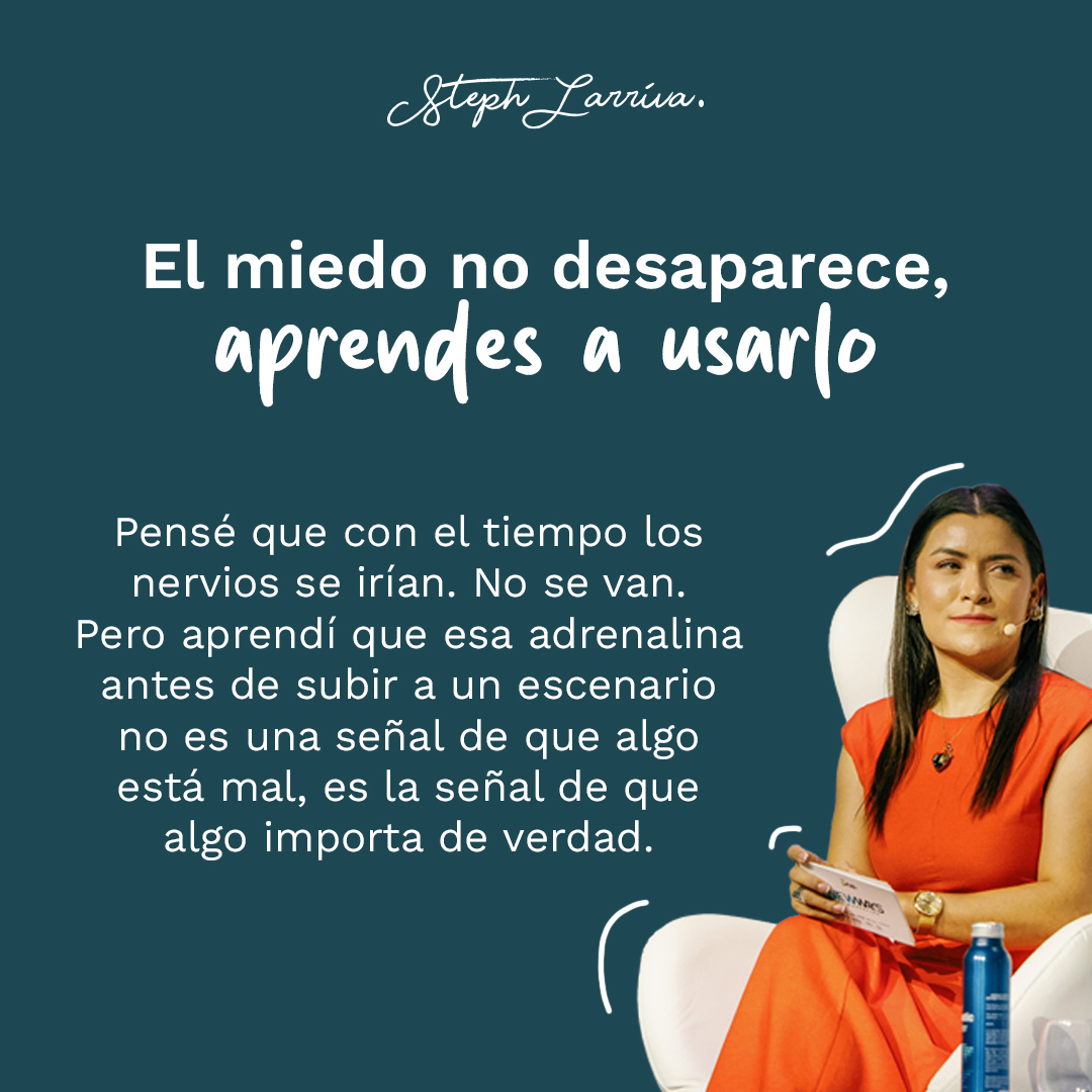 StephLarriva's tweet photo. El escenario no te cambia. Te revela.
Cada conferencia me ha enseñado algo sobre mí que ningún libro hubiera podido darme. Y eso es lo que me sigue moviendo.

¿Qué te hubiera gustado saber a ti antes de dar tu primera conferencia o exposición?

#Conferencista #StephLarriva https://t.co/JEVDfFVf8J