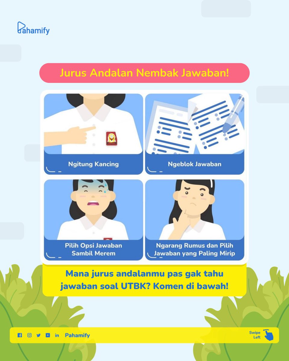 Pahamify | TO + Live Class UTBK & Ujian Mandiri tweet media