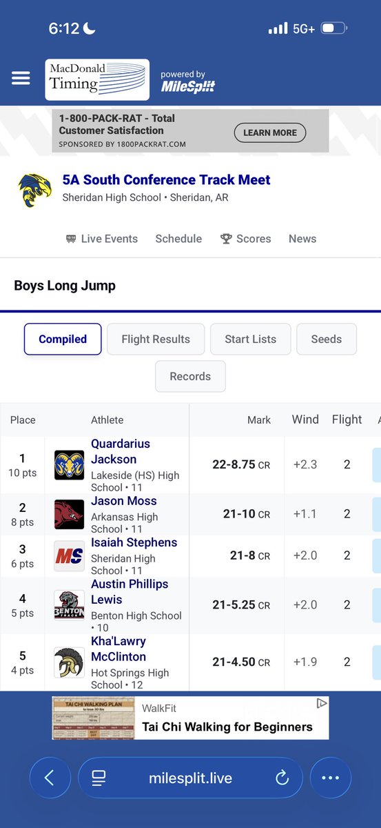 Jason_Moss1's tweet photo. Got a new pr today at our conference meet in sheridan in both high jump and long jump!!! https://t.co/0jVmZ8hwgK