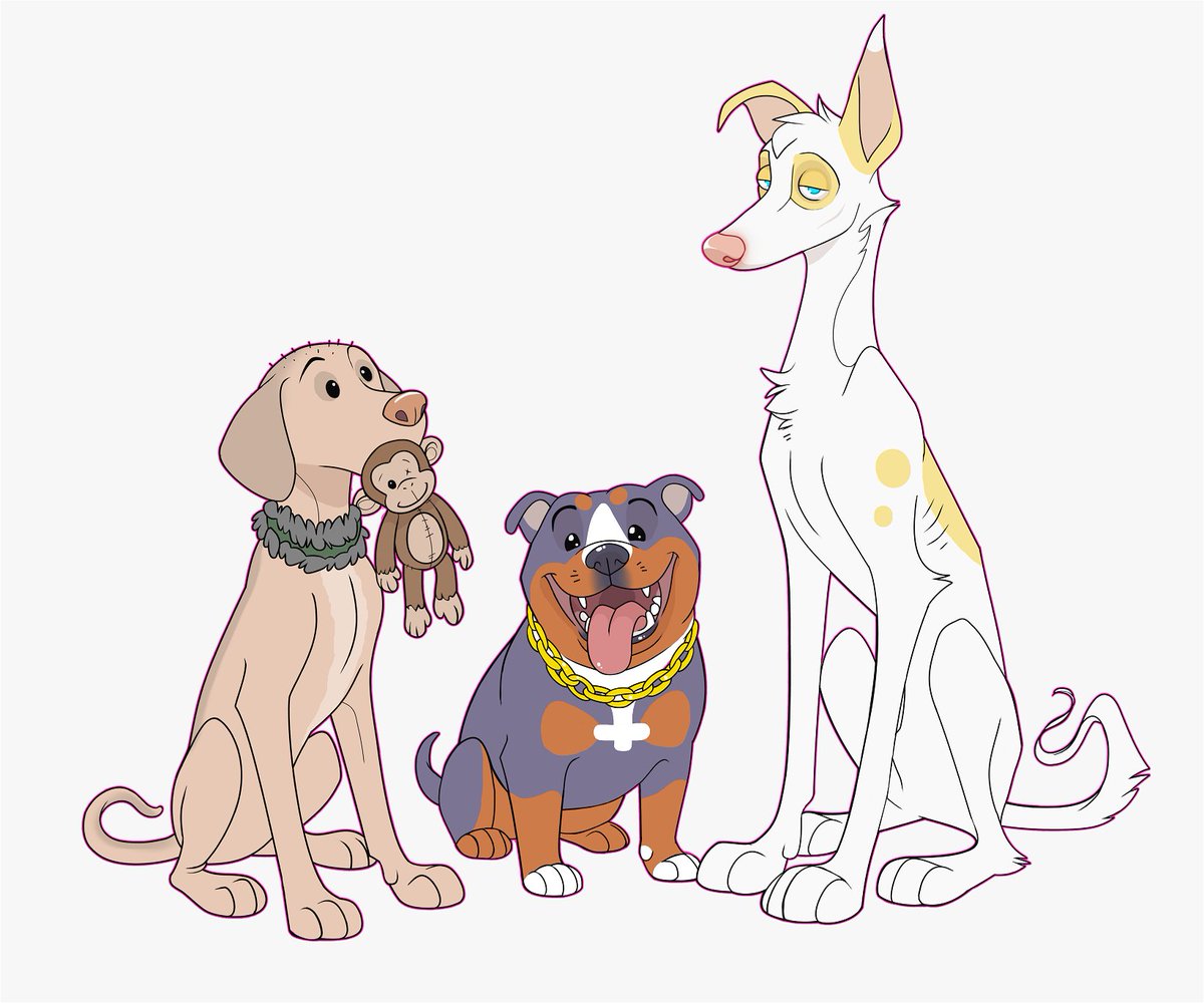 RatSauce's tweet photo. some slightly disney style fellas

#stuffidrew #dogart #rsk #donttalkshit #monkeynews #art #noai https://t.co/OR7YUxASzs