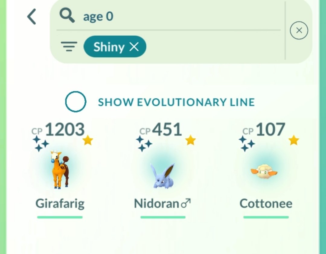 SneakyPika14's tweet image. Three shiny within 10 minutes! 
 2 new ones, giraffe 🦒 and my male Nidoran! 
Big score! 
#PokémonGo 
#Luckyday 🌟