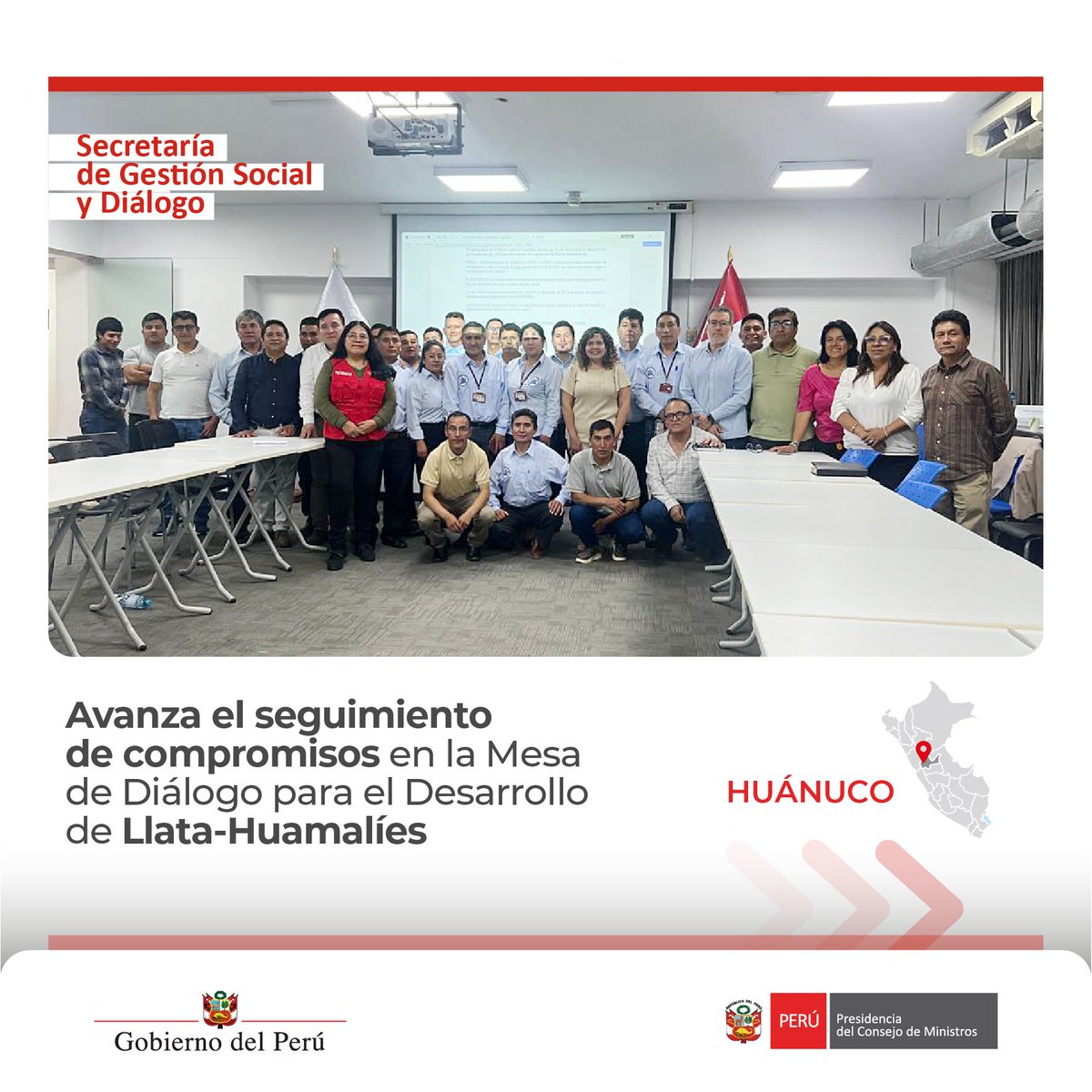 Secretaría de Gestión Social y Diálogo - PCM tweet media
