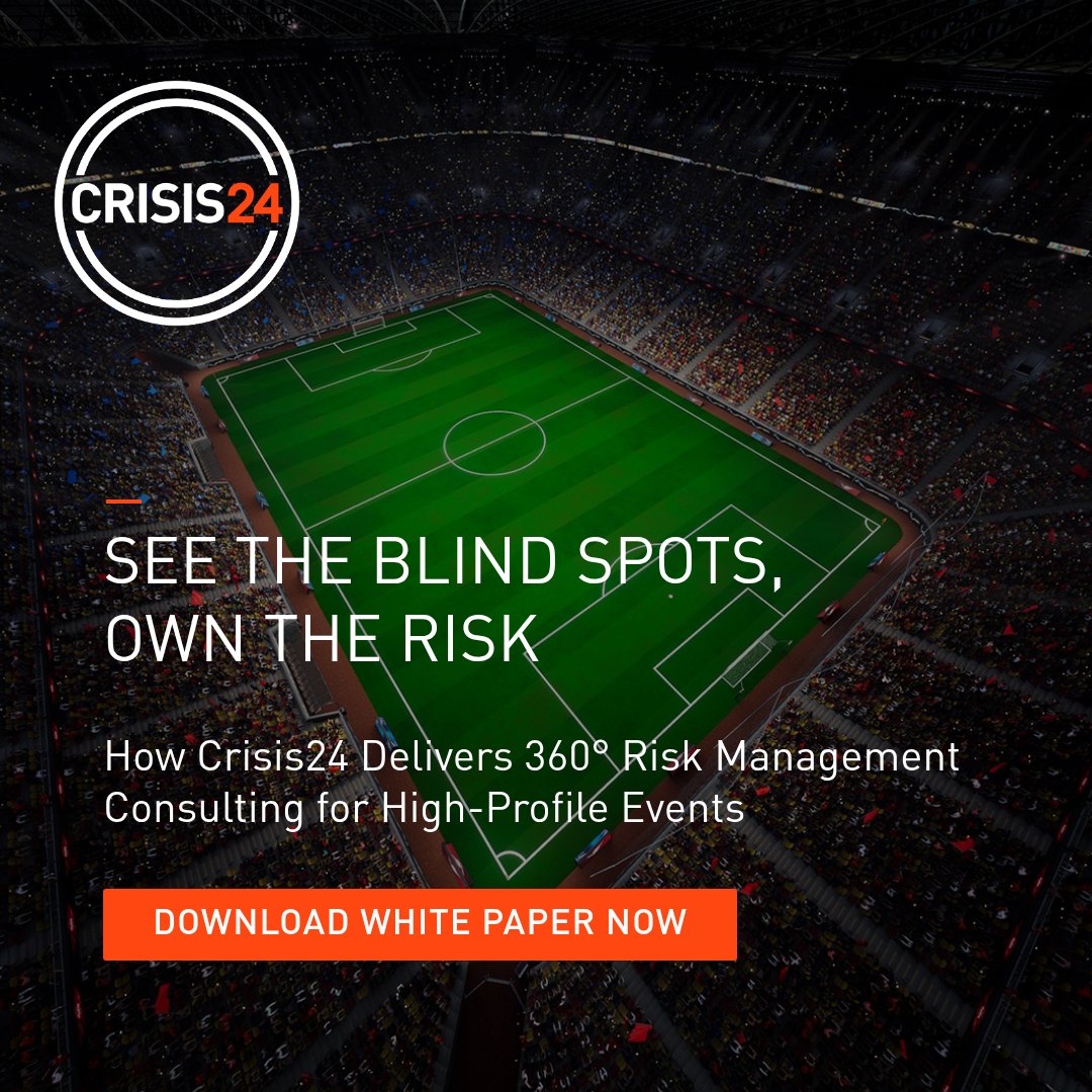 GardaWorldC24's tweet image. The risks that damage high-profile events are rarely the ones you planned for. 

Download the full white paper to see how organizations are identifying and managing the risks they can’t see: ow.ly/uzJU50YQN4C

#RiskIntelligence #CrisisManagement #BusinessContinuity