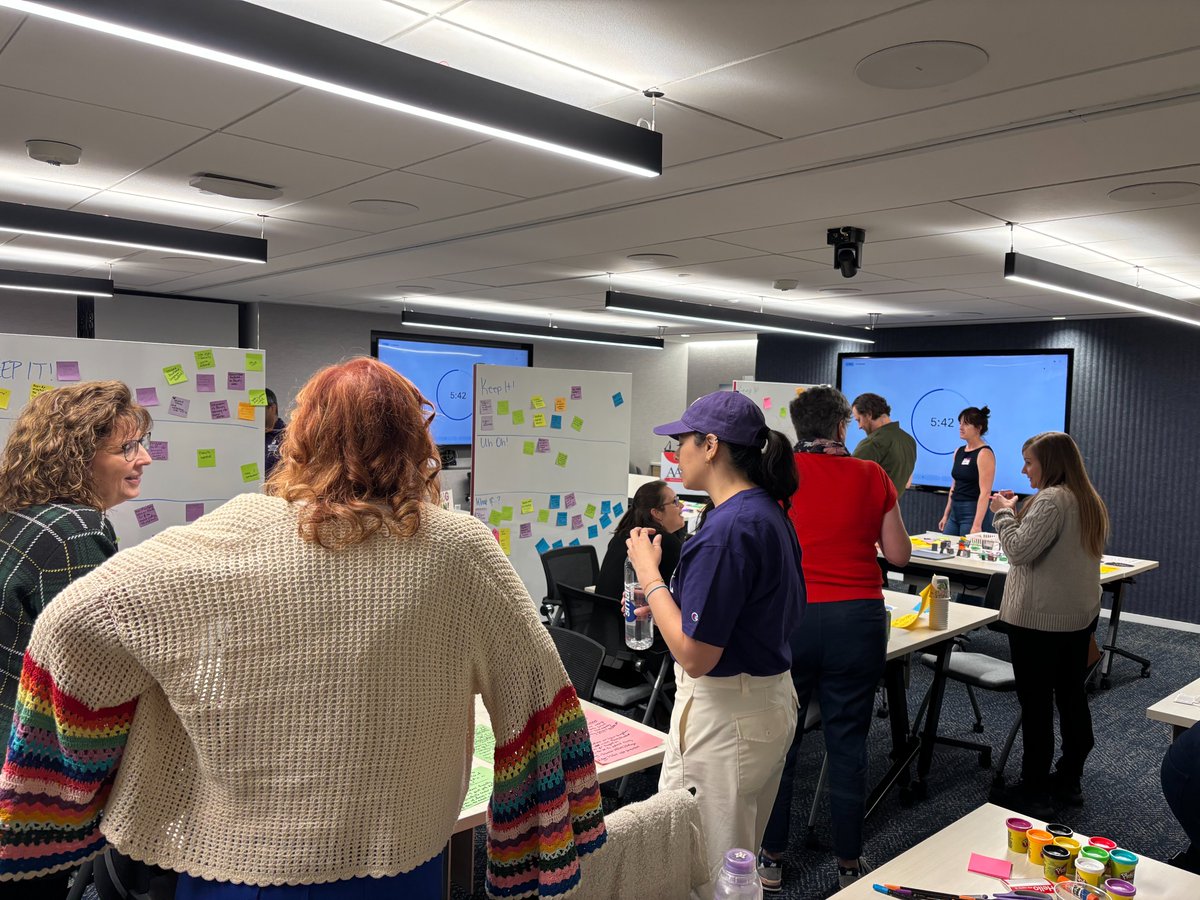 AASCU's tweet image. Last week, AASCU convened 12 institutions in Washington, D.C., for an SSEI Innovation Sprint focused on reimagining #StudentSuccess. In just two days, teams used design thinking to co-develop solutions and received seed funding to pilot their ideas on campus.

#HigherEd