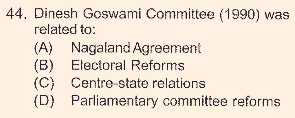 prisha0602's tweet image. (B) Electoral Reforms

#mcq #polity