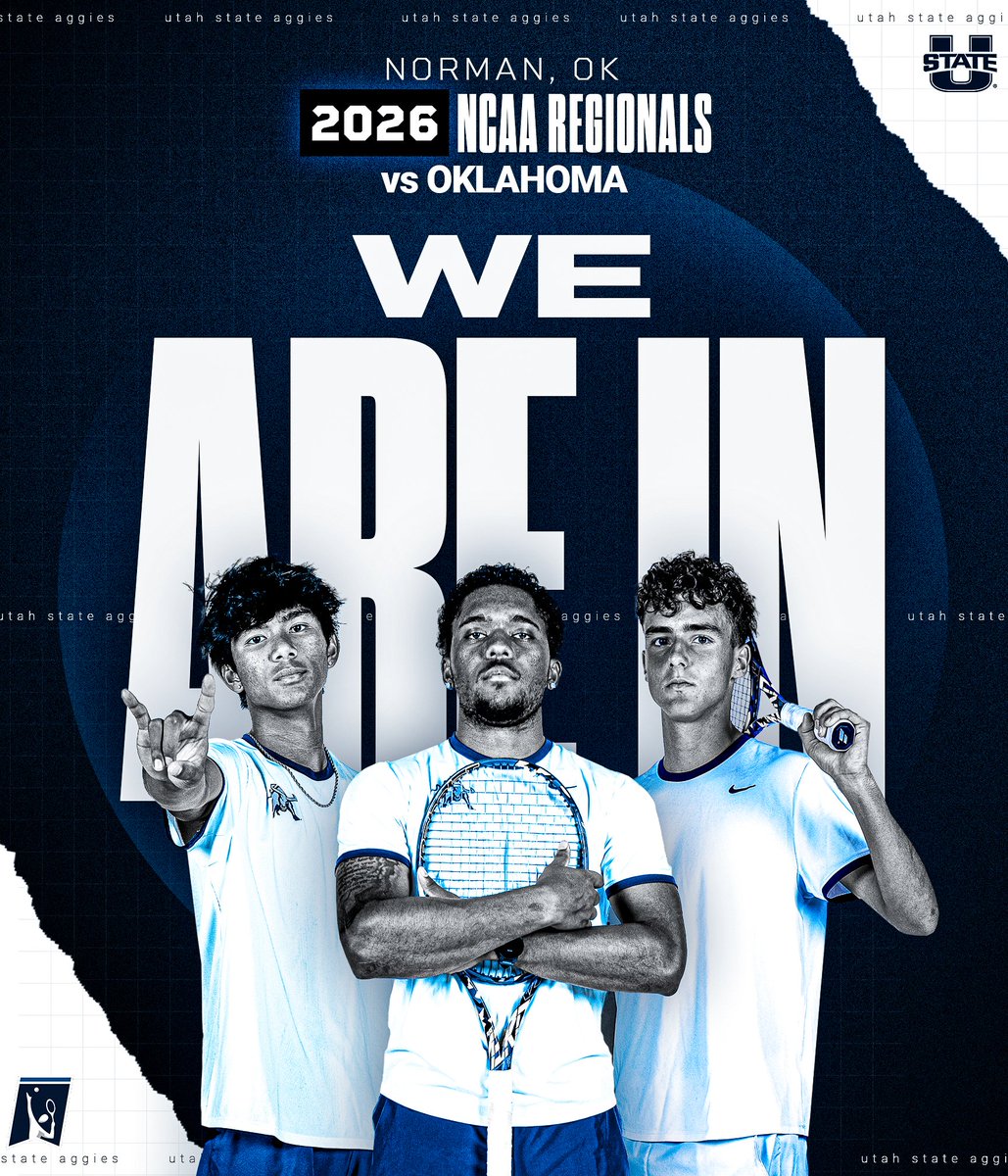 USUMensTennis's tweet photo. WE. ARE. IN!

NCAA Regionals bound in Norman, OK! 

#ShowMe x @NCAATennis https://t.co/II7paPnIFb