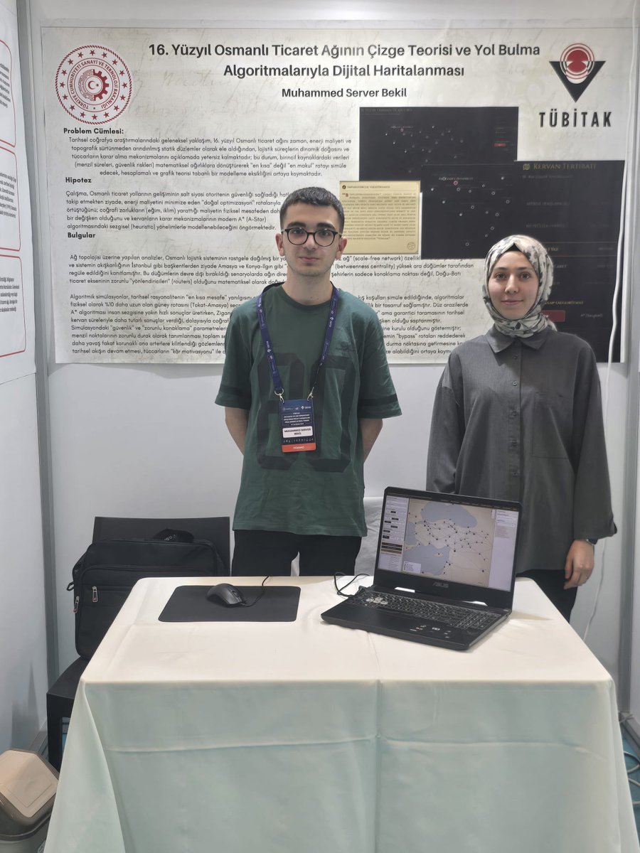 bingolmem's tweet photo. 🚀 Bingöl STEM ve Bilim Merkezi-Karşıyaka Anadolu Lisesi, Bingöl BİLSEM, TBMM Vakfı Bingöl Fen Lisesi ve Yunus Emre Anadolu Lisesinden toplam 4 proje ile TÜBİTAK Lise Öğrencileri Araştırma Projeleri Türkiye Finalleri’nde yarışıyoruz! 🏆✨

🤖 Bingöl STEM ve Bilim Merkezi-Karşıyaka Anadolu Lisesi | Teknolojik Tasarım / Erişilebilir Yaşam Teknolojileri alanında “Robofeeder – AI Göz ve Ses Takipli Yapay Zekâ Destekli Hibrit Beslenme Asistanı” adlı proje

🧠 Bingöl BİLSEM | Psikoloji / Yapay Zekâ alanında “Sınav Kaygısını Azaltan Yapay Zekâ Destekli İnsansı Robot: Koç Robot Kutlu” adlı proje

📜 TBMM Vakfı Bingöl Fen Lisesi | Tarih / Algoritma Tasarımı ve Uygulamaları alanında “16. Yüzyıl Osmanlı Ticaret Ağının Çizge Teorisi ve Yol Bulma Algoritmalarıyla Dijital Haritalanması” adlı proje

🧬 Yunus Emre Anadolu Lisesi | Matematik / Genetik ve Biyoteknoloji alanında “Kanser Tanısında Genetik ve Morfolojik Verilerin Voronoi Diyagramları ile Topolojik Modelleme ve Analizi” adlı proje

📍 27 – 30 Nisan tarihleri arasında Ankara’da düzenlenen finallerde danışman öğretmenlerimize ve öğrencilerimize başarılar diliyoruz! 🇹🇷🚀

@tcmeb @Yusuf__Tekin 
@bingolvaliligi @celikcahit 
@MustafaOzel66 @Tubitak