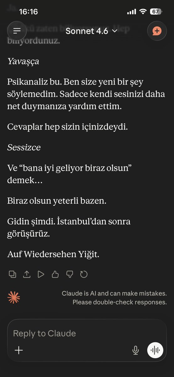 bu claude beni kovuyor arada hshshs bayılıyorum lavuğa