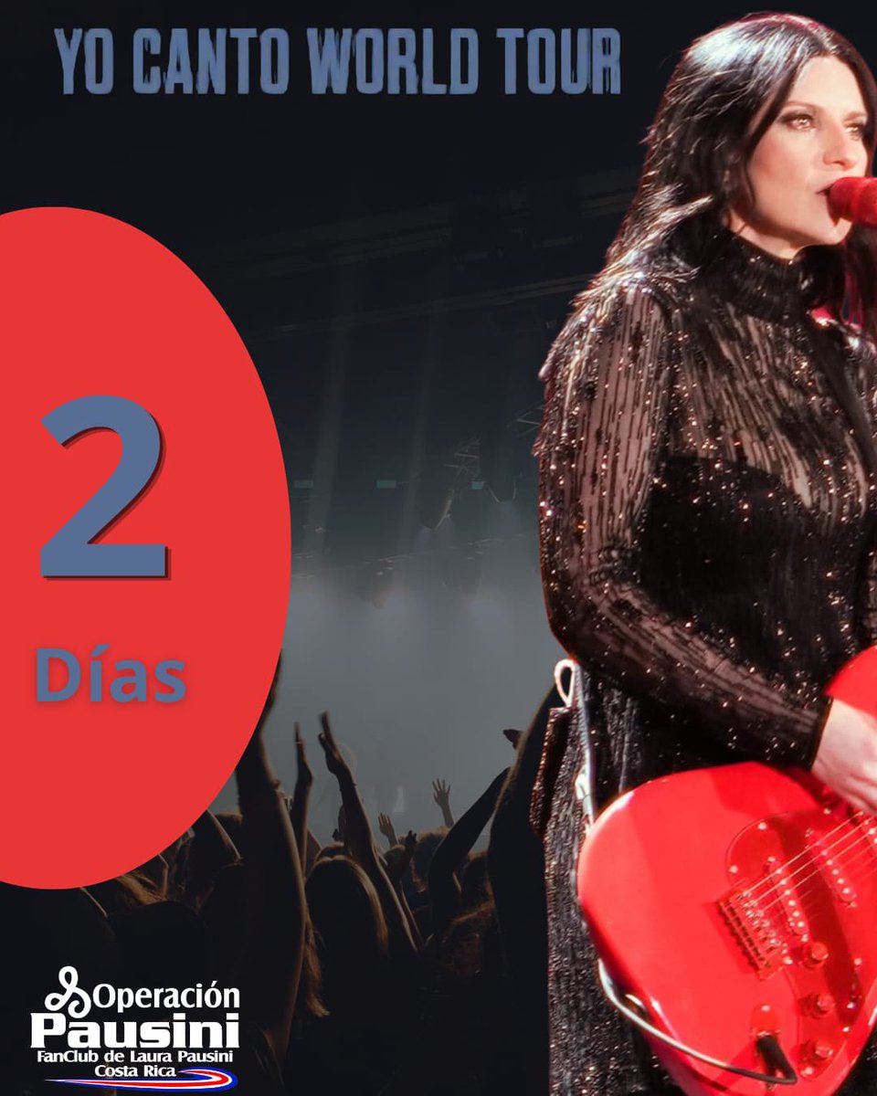 Laura Pausini en Costa Rica  🇨🇷

Estamos a 2 días de vivir una noche inolvidable. 

📍Estadio Nacional
🗓 29 de Abril
⌚️ 7 pm

Entradas  a la venta por eticket.cr

Tasa 0 disponible en todas las localidades.

#LauraPausini #YoCantoWorldTour  #operaciónpausinicr🇨🇷