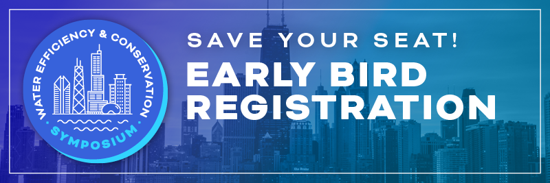 A4WE's tweet photo. Early bird registration for our 4th Annual Water Efficiency &amp; Conservation Symposium is now open!

Don’t wait — early-bird pricing runs through June 30!
https://t.co/Ecg86HxxrR https://t.co/QSYdTG5X8C