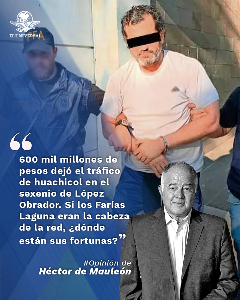 El_Universal_Mx's tweet image. El búmeran que viene en camino | #Opinión de @hdemauleon

"Los Farías pudieron posicionar gente en Aduanas. Pero nada indica que tuvieran capacidad ni económica ni logística para llevar a cabo una operación de ese tamaño"

eluniversal.com.mx/opinion/hector…