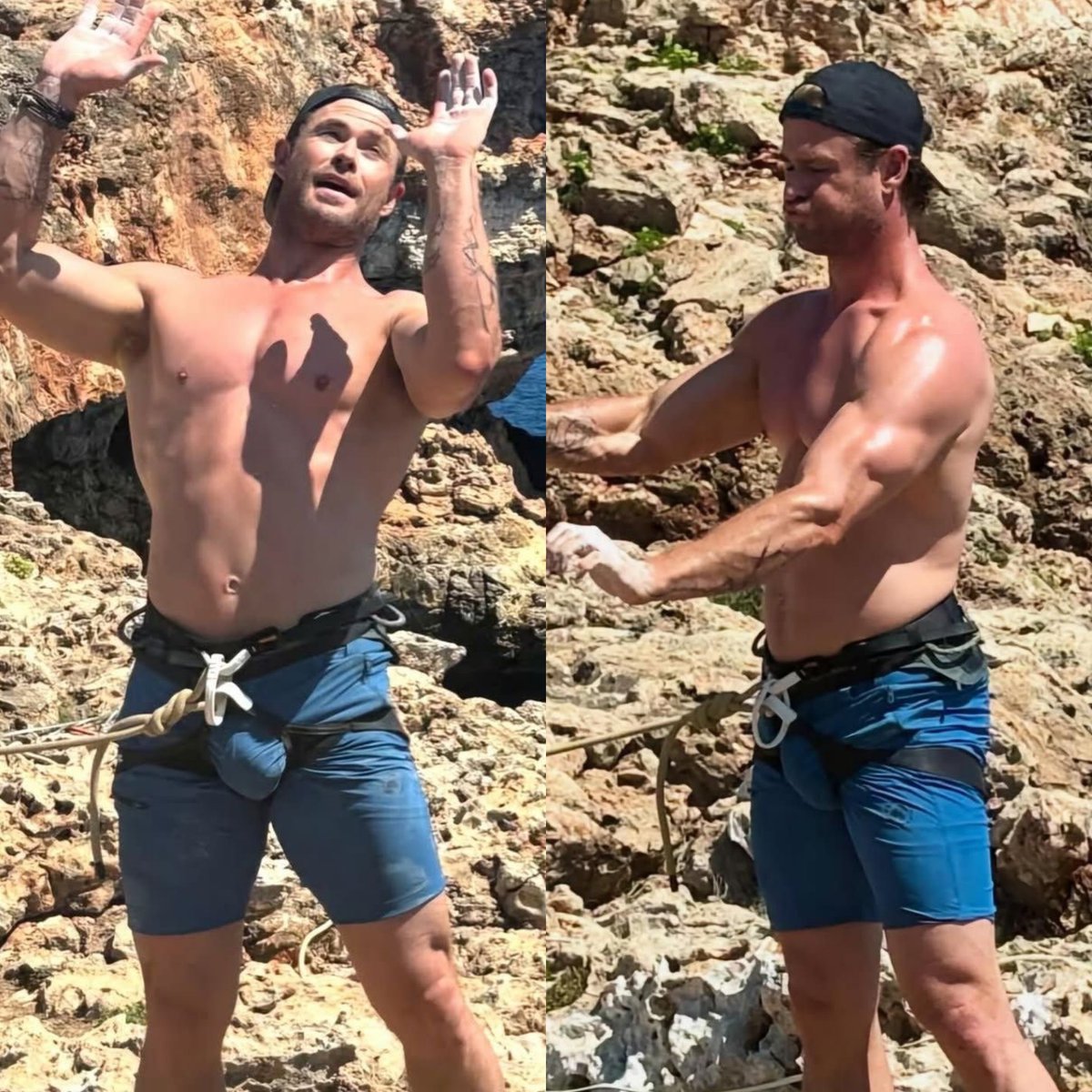 hotdudez1's tweet photo. chris hemsworth was insane for this. https://t.co/LiRHrYRTTy