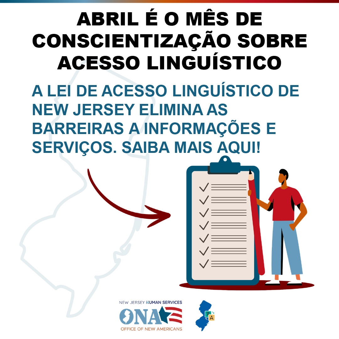 NJDHS's tweet image. Fique ligado para atualizações, explore os Planos de Acesso Linguístico e saiba mais na página da Iniciativa de Acesso Linguístico do Gabinete de Novos Americanos.
#LanguageAccess #Diversity #InclusiveServices
🔗bit.ly/4edCV9Q