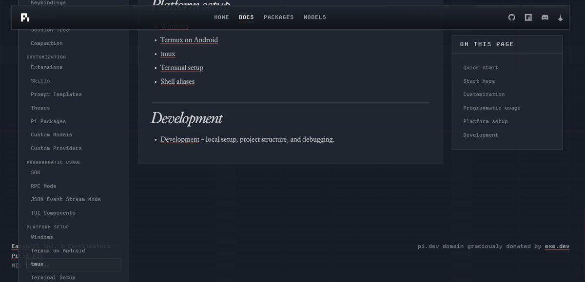 _5upr4's tweet photo. @badlogicgames @mitsuhiko The docs page is broken. Is this a meme or a real release? lol https://t.co/ojGLlh5PNg