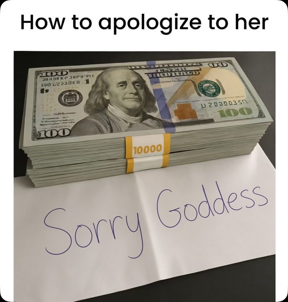 only right way to say sorry