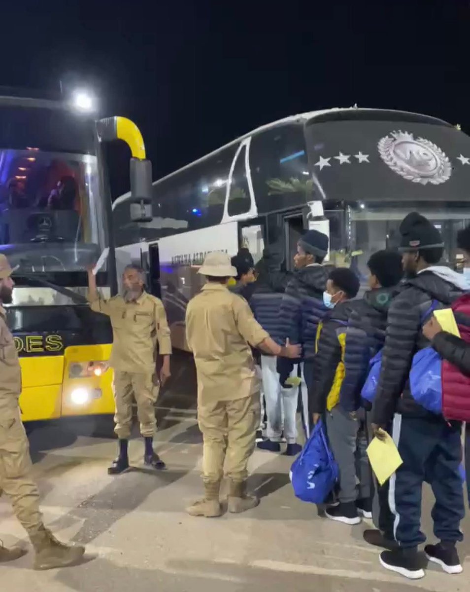 rgowans's tweet image. #Libya 23.04.26 - DCIM repatriated from East Tripoli Immigration Detention Center 174 #migrants of Somali nationality via Mitiga International Airport in Tripoli. #migrantcrisis #DontTakeToTheSea #seenotrettung #Frontex