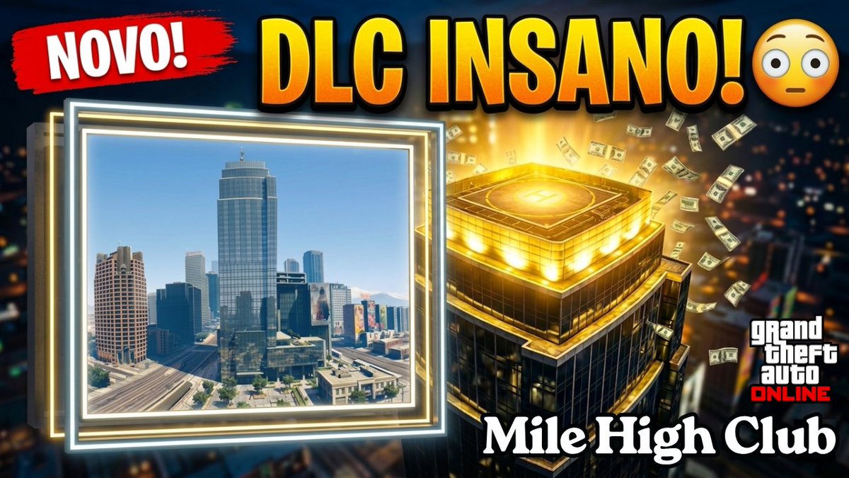 🚨 FINALMENTE MILE HIGH CLUB?! A DLC MAIS LUXUOSA DO GTA ONLINE ANTES DO GTA 6 😱 youtube.com/watch?v=drWzRH… #GTA5 #GTAONLINE #GTA6