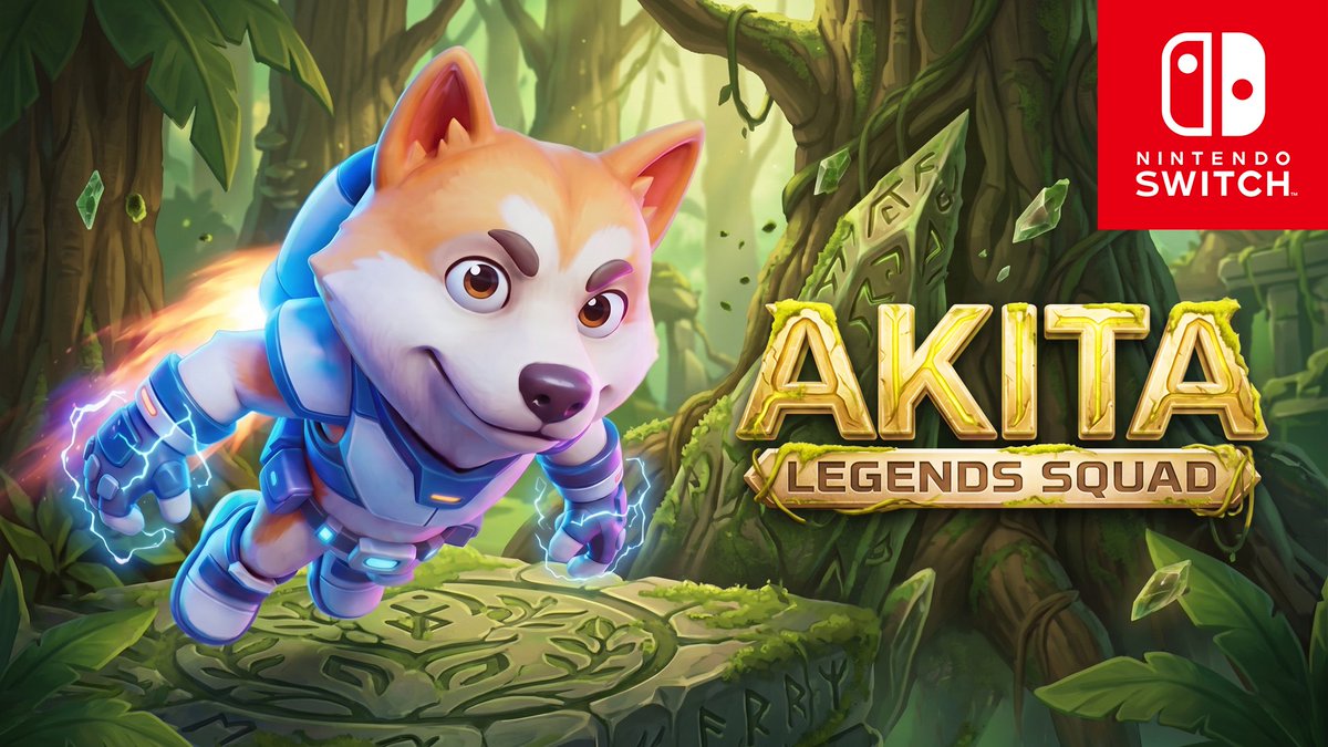 UmuroGame's tweet photo. Ready for a legendary adventure? 🦊⚔️ Our 3D platform action game, Akita: Legends Squad, is coming soon to Nintendo Switch!

Our new poster is live! Gather your squad and join this epic journey.
👉https://t.co/DoQEUVqQVZ
#AkitaLegendsSquad #NintendoSwitch #IndieDev #SwitchGames https://t.co/sOSPFWYH0K