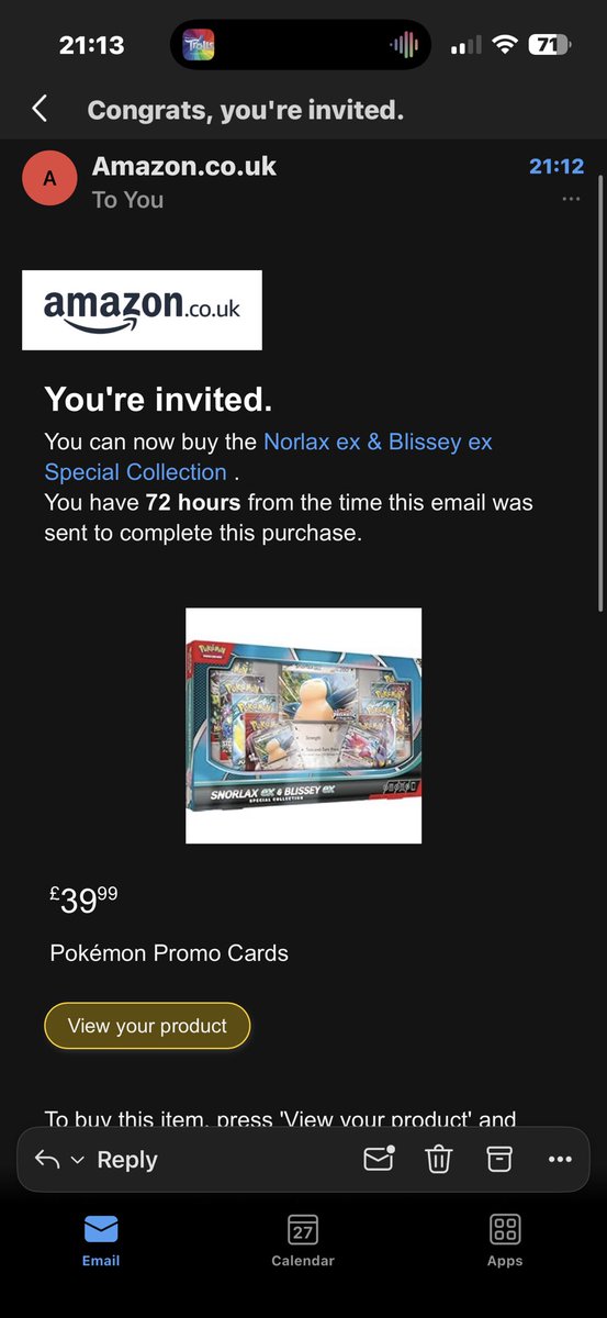 JonM140's tweet photo. @PokemonStockUK ‘Norlax ex’ 🤣 https://t.co/kQW8lmEpPD