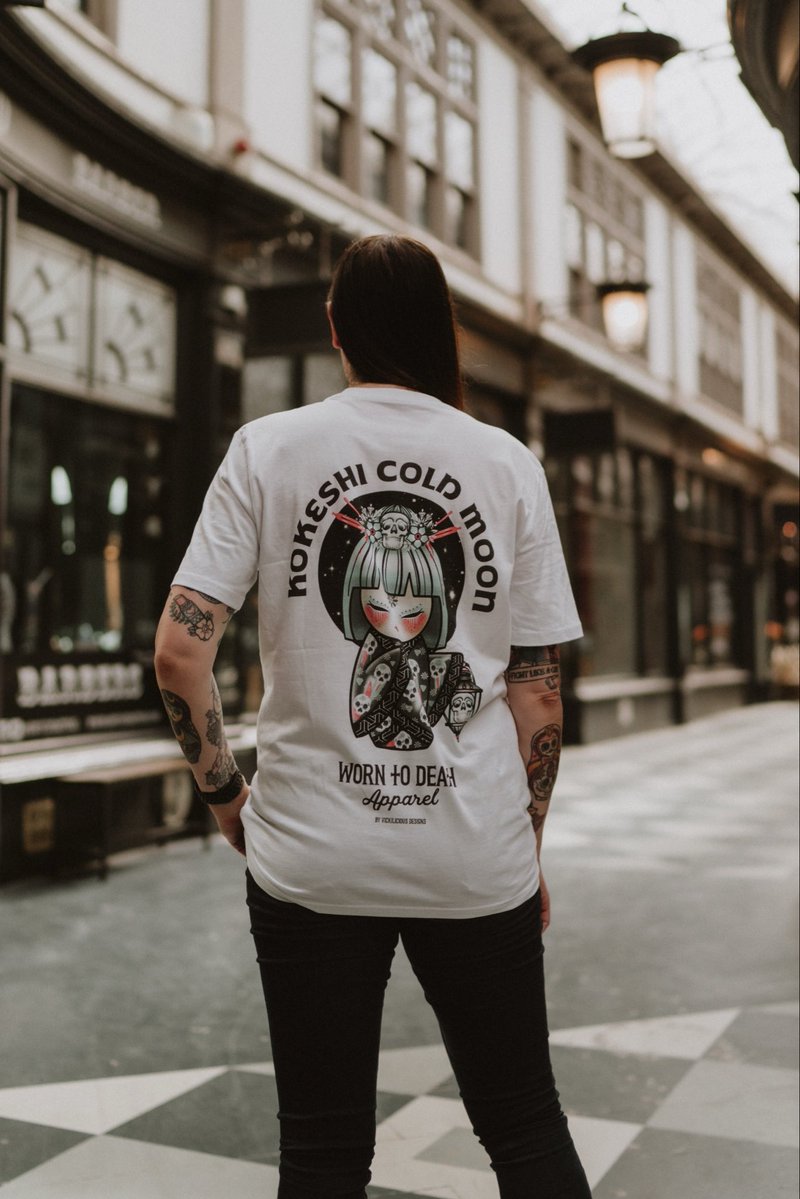 CuteCreepyGang's tweet image. Art to street ⚡Kokeshi Cold Moon T-shirt 

Made for the streets. Worn to death.
Art you don’t just hang… you wear.

#NFTArt #StreetWear