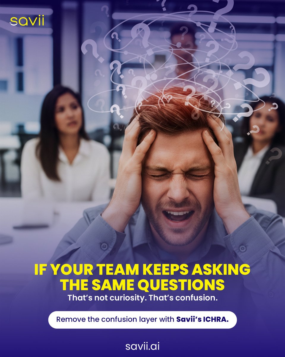 SaviiHealth's tweet image. Same questions = system problem.

Fix the confusion. ⚡

#HRTech #EmployeeBenefits #ICHRAs #PeopleOps