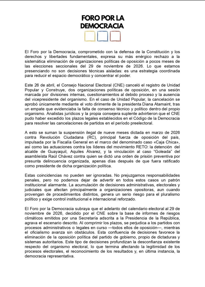 Ramiro Avila Santamaría tweet media