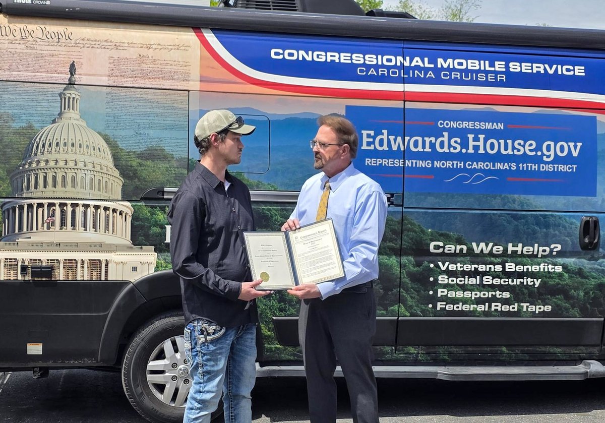 Congressman Chuck Edwards tweet media