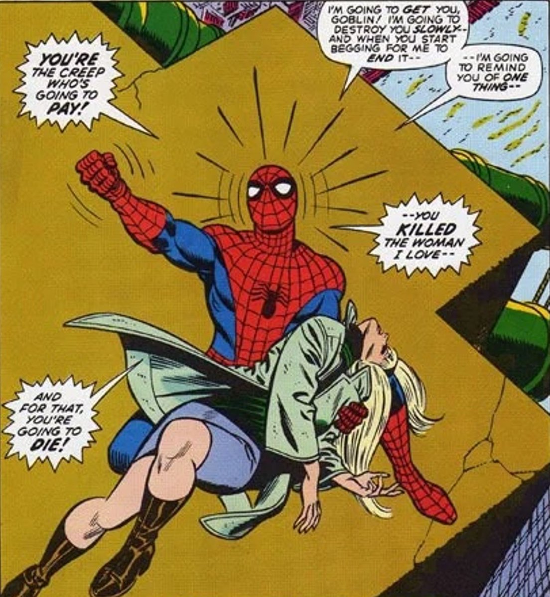 ENTEBRAS's tweet image. Esta viñeta debió de ser de las primeras que vi en mi vida. Un viejo cómic, en la consulta del médico, cuando era un moco. Años después, la recuperé.
Y ahora me entero que el dibujante falleció.
Farewell Mr. Gerry Conway #RIP