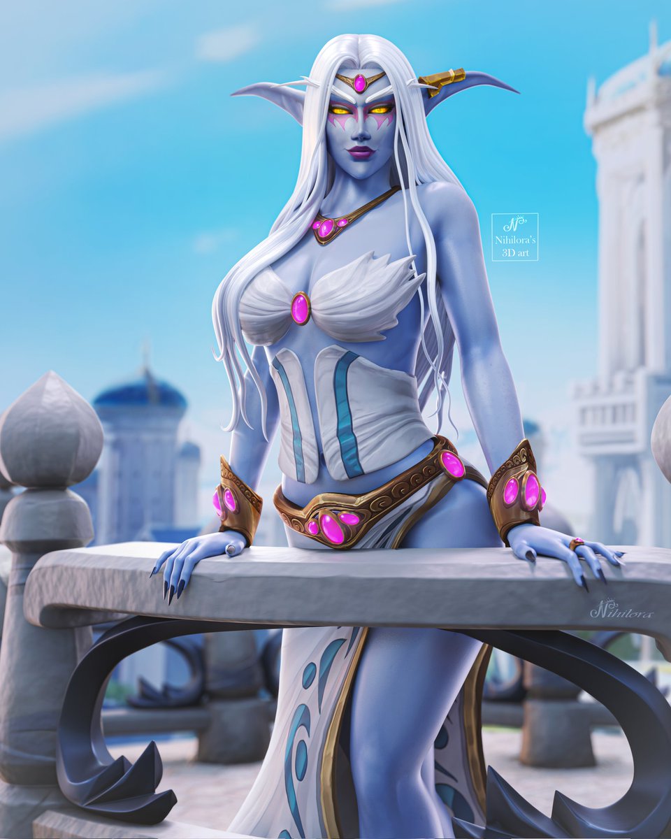nihilora's tweet image. 🎈 Balloons Day! 🎂 

Today is my birthday and I would like to reshare some of my 3D illustrations inspired by the World of Warcraft universe 💜✨

#worldofwarcraft #warcraftart