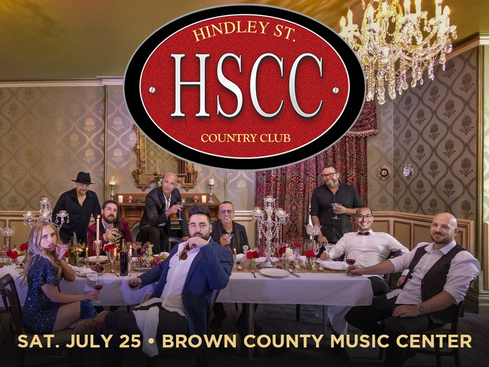 BCMusicCenter's tweet photo. JUST ANNOUNCED! Australian Country/Rock music collective and online performance project, The Hindley St Country Club will make a stop at the Brown County Music Center in Nashville, Ind., on Saturday, July 25, 2026. Tickets on sale this Friday, May 1 at 10a.m. https://t.co/XH9uE8cupw