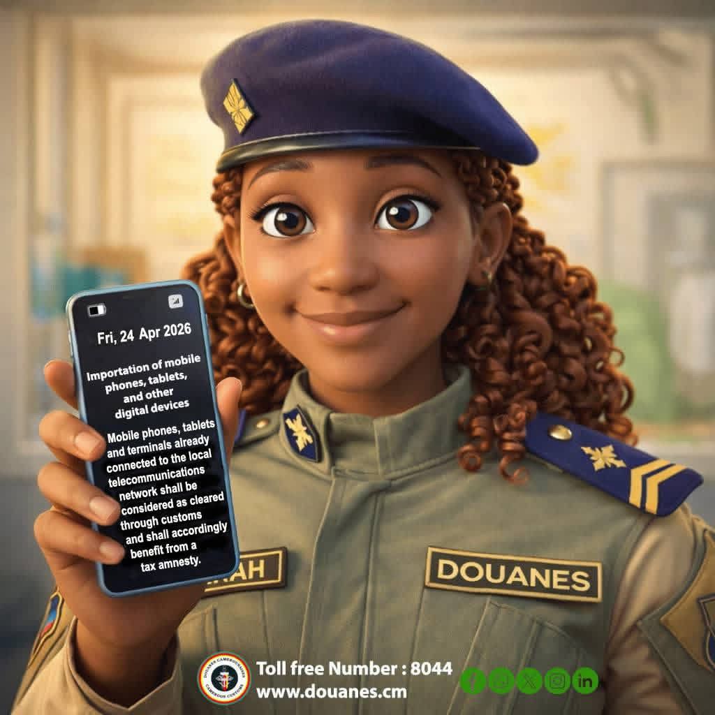 minfi_cameroun's tweet image. 📱 #Customs |Check your phone’s status in 1 click 👉 mpie.camcis.cm
🤖 “Mola” &amp;amp; “Sarah” guide you

#Customs #MINFI