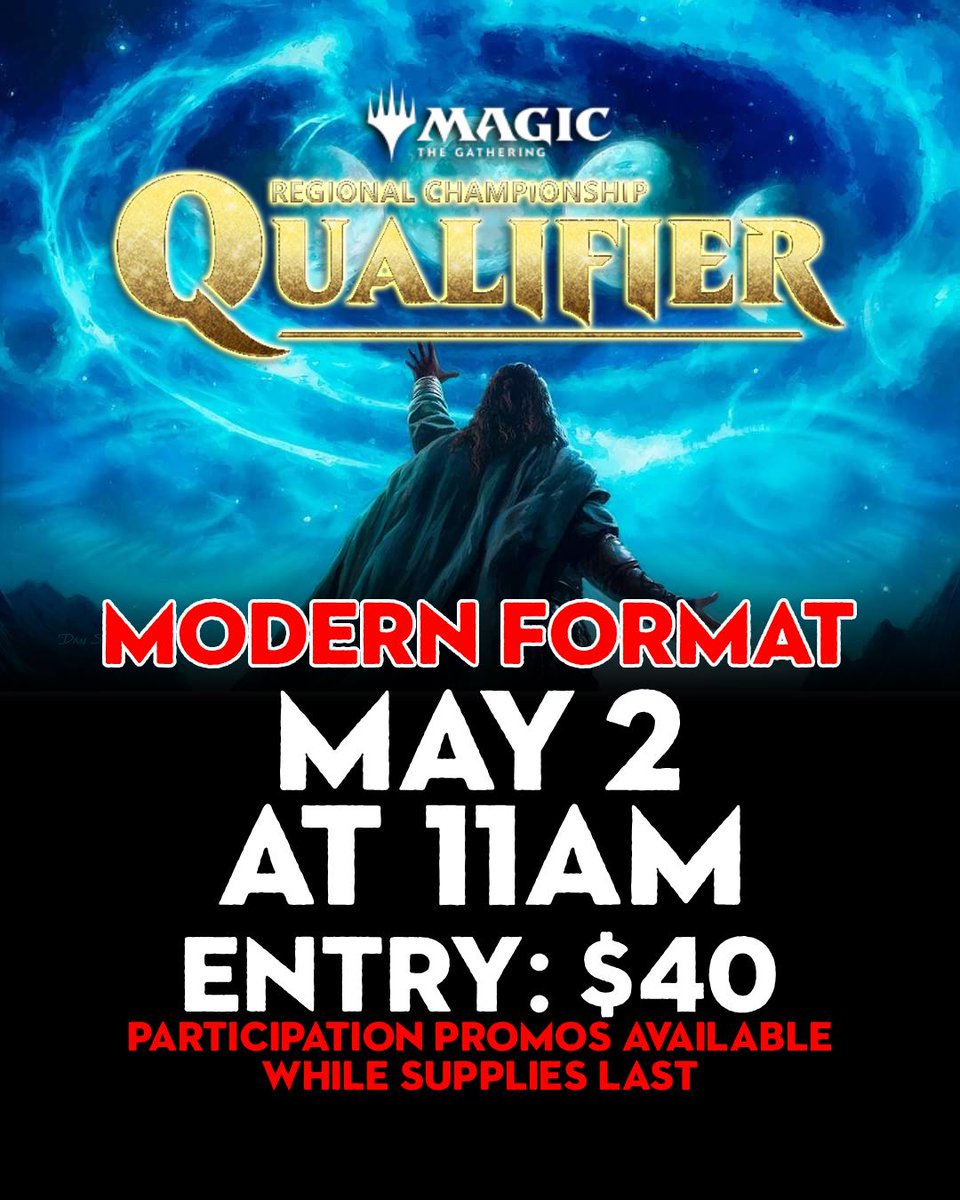 UntappedGames's tweet image. We're hosting our upcoming RCQ this Saturday! DECKLISTS REQUIRED! Participants are encouraged to pre-register through our site to ensure their spot in the event. Promos are available for players while supplies last.

PREREGISTER HERE: untappedgames.com/catalog/event_… 

#RCQ #MTG #RI #PVD