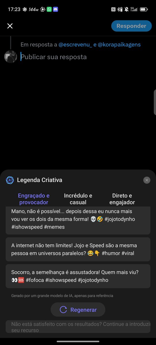 YakoTaiyo's tweet image. Mano, não é possível... depois dessa eu nunca mais vou ver os dois da mesma forma! 💀🤣 #jojotodynho #ishowspeed #memes